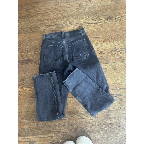 Abercrombie & Fitch Womens 90s Straight Ultra Hight Rise Denim Size 26 2R G0786 - Picture 12 of 12